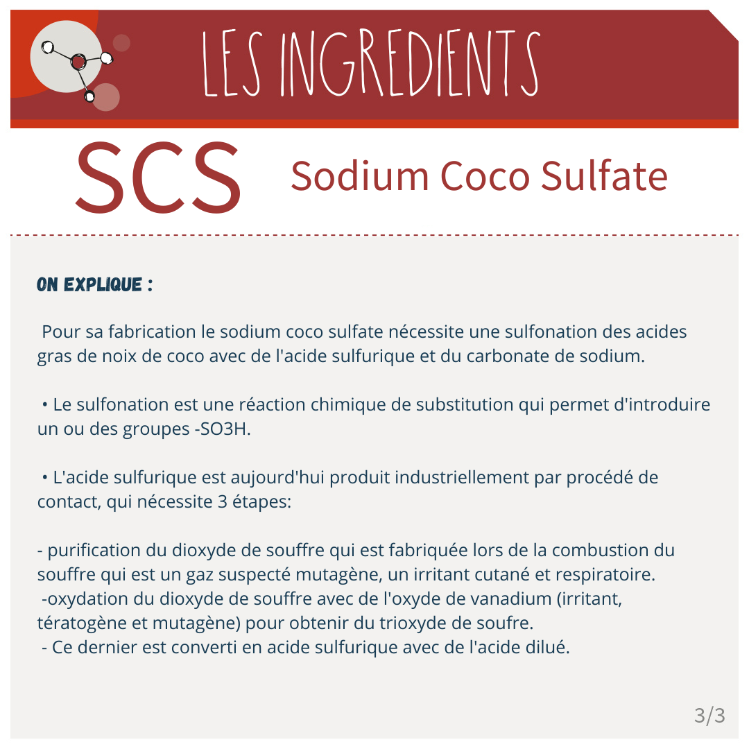 SCS : Sodium Coco Sulfate, c'est quoi ? - Objectif Bébé Bio