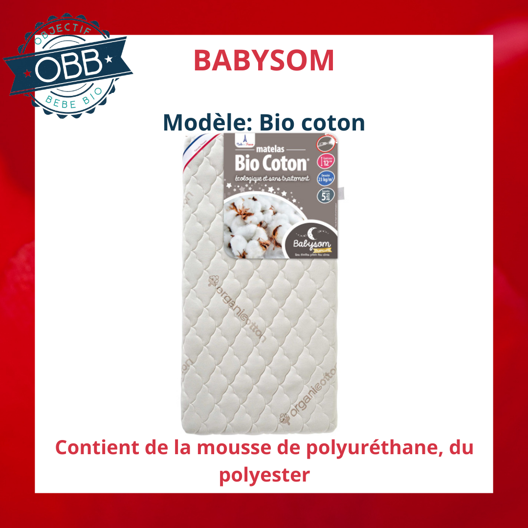Matelas bébé babysom