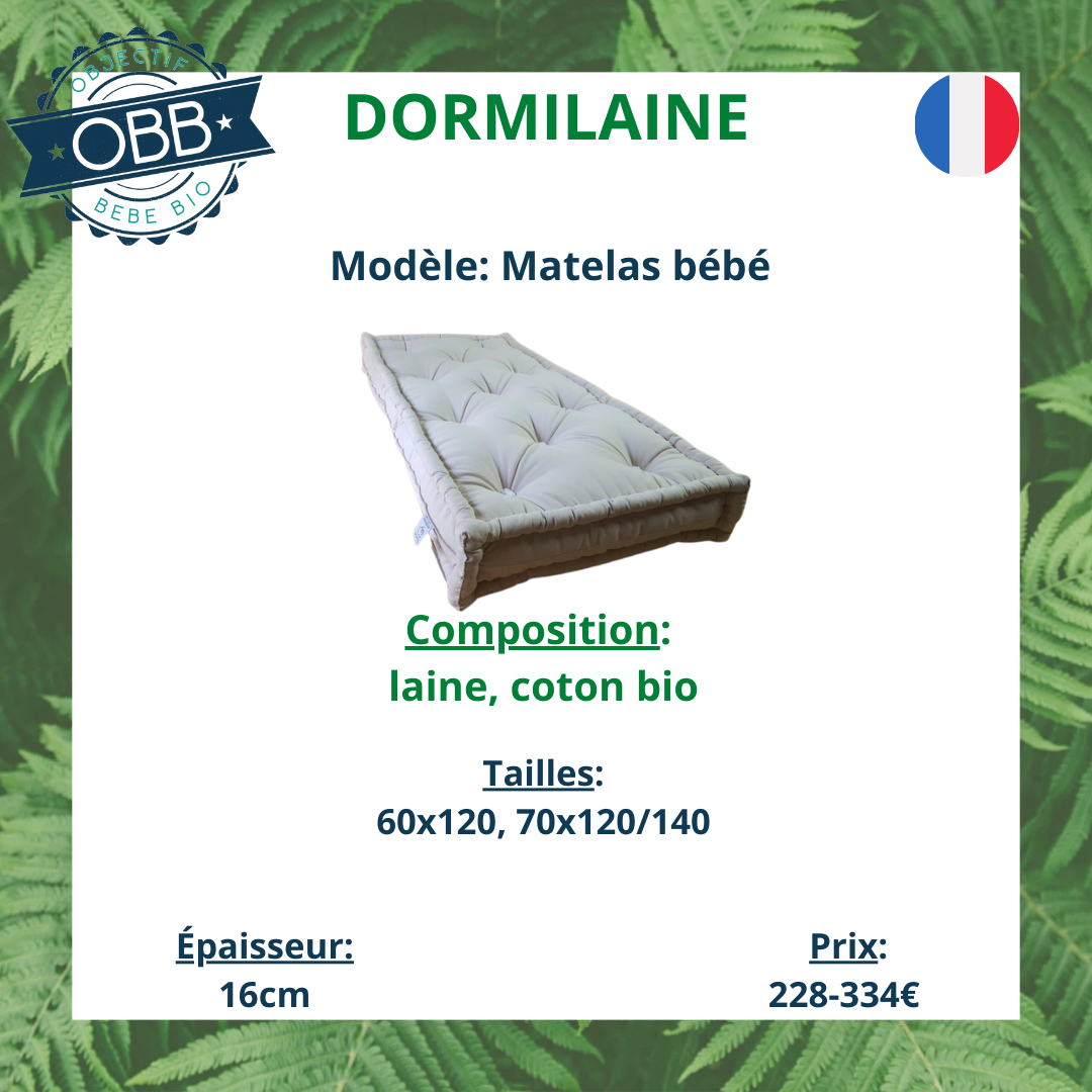 Matelas bébé dormilaine