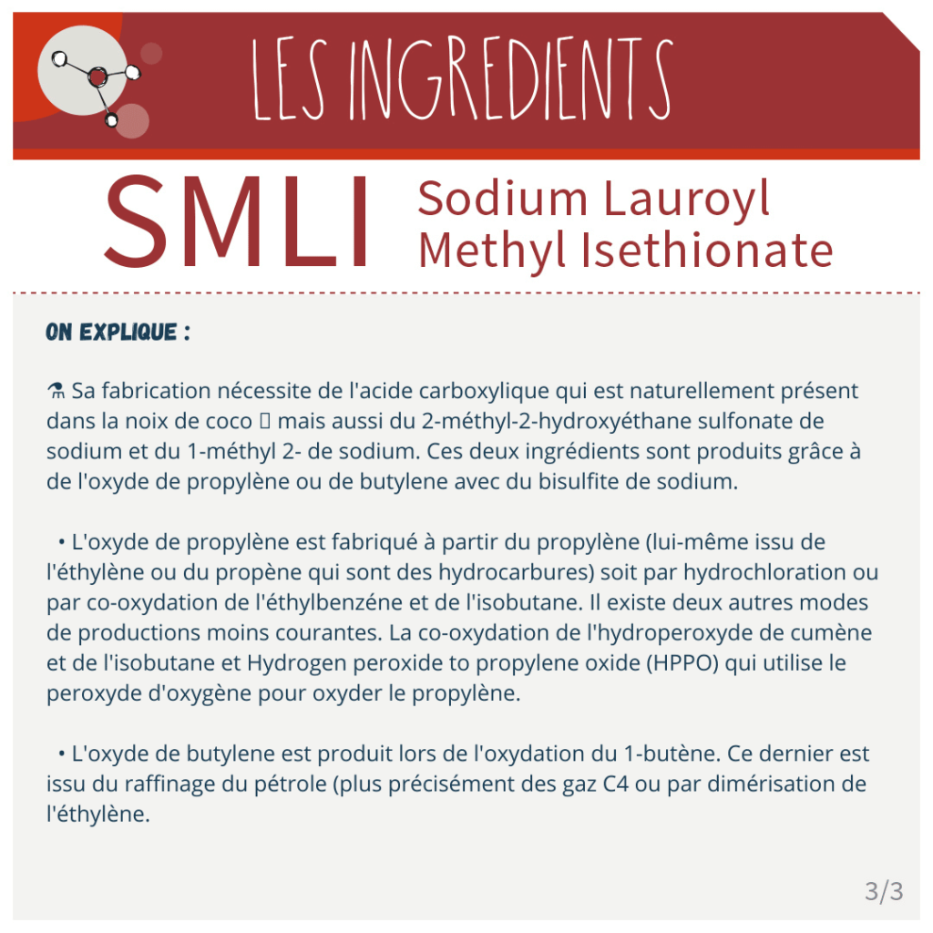 Sodium lauroyl methyl isethionate c'est quoi ?