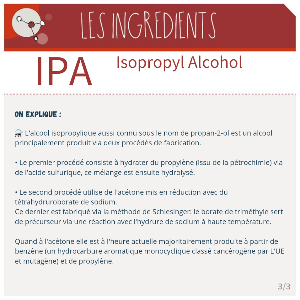alcool isopropylique