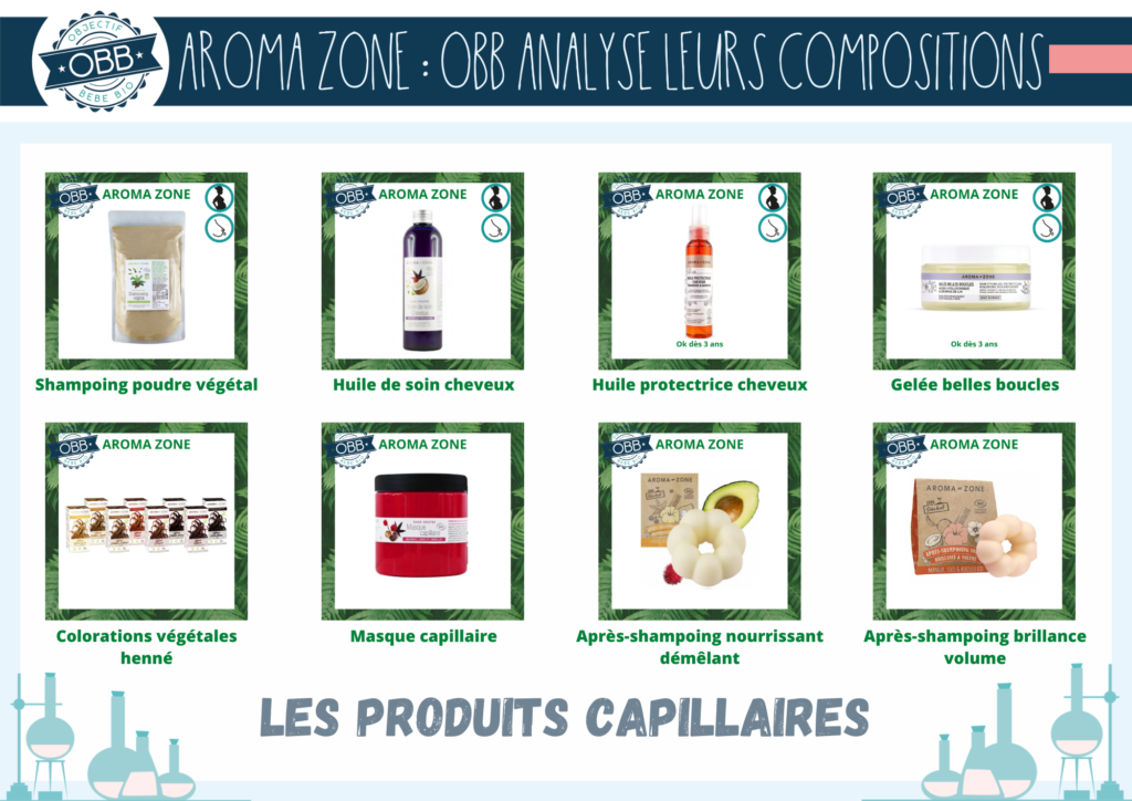 Huile de Soin Cheveux - Aroma-Zone - Huile - Index des produits cosmétiques  - CosmeticOBS - L'Observatoire des Produits Cosmétiques