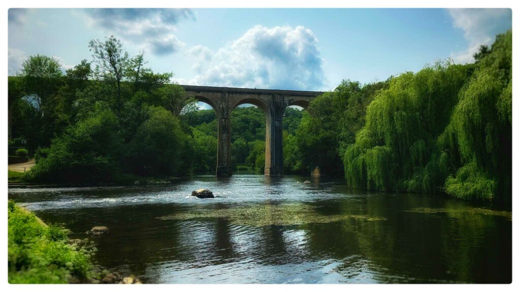 viaduc clecy suisses normande location van amenage road adventure