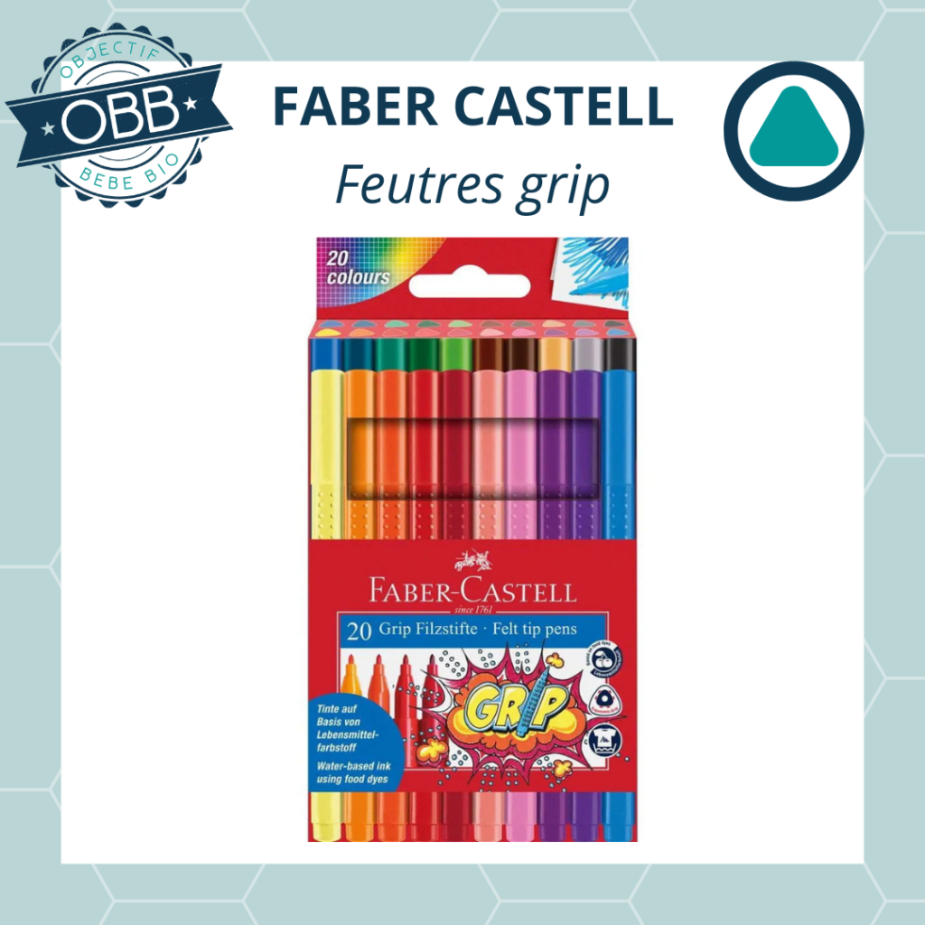 Feutres grip de Faber Castell