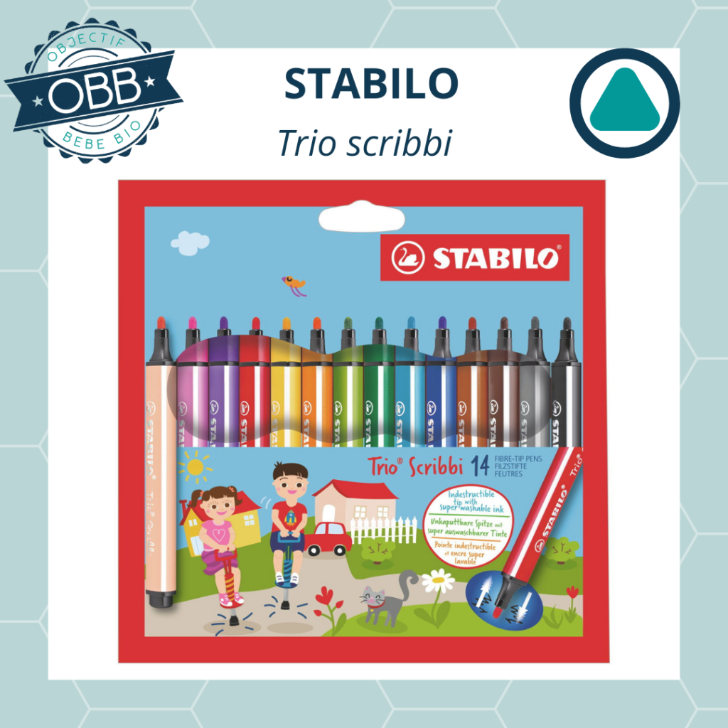 feutre enfant Modèles trio scribbi de chez Stabilo